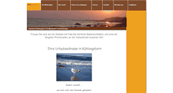 Desktop Screenshot of ostsee-fewo-marquardt.de