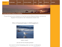 Tablet Screenshot of ostsee-fewo-marquardt.de